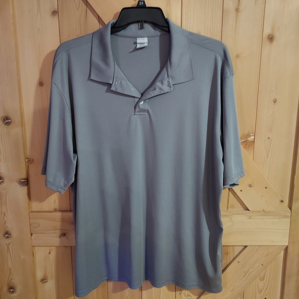 Hanes - Sport Cool Dri - Men's Size 2XL - Performance Polo Golf Shirt - Tan.